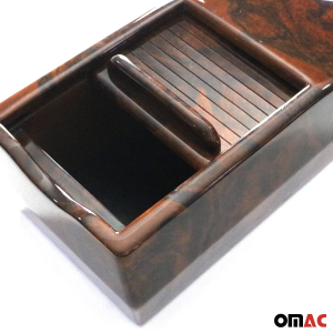 Mercedes SL Class Tape Box - Omac - Sliding Lid Version - Walnut - '72-'89 Mercedes SL Class Tape Box - Omac - Sliding Lid Version - Walnut - '72-'89